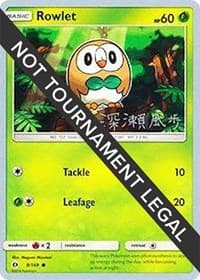 Rowlet - 2017 (Kabu Fukase) - World Championship Decks - Pokemon card