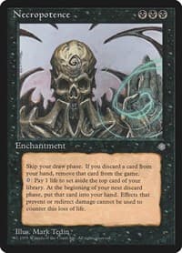 Necropotence - Ice Age - Magic: The Gathering card