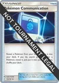 Pokemon Communication - 2019 (Haruki Miyamoto) - World Championship Decks - Pokemon card