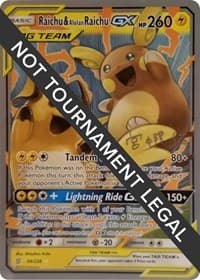 Raichu & Alolan Raichu GX - 2019 (Haruki Miyamoto) - World Championship Decks - Pokemon card