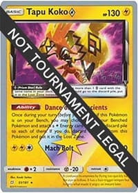 Tapu Koko Prism Star - 2019 (Haruki Miyamoto) - World Championship Decks - Pokemon card