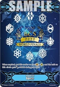 Imaginary Gift [Force] - World Finals 2022 - Bushiroad Event Cards - Cardfight Vanguard card