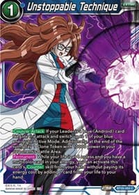 Unstoppable Technique - Power Absorbed - Dragon Ball Super: Masters card