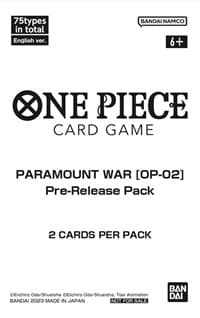 Paramount War - Pre-Release Pack - Paramount War Pre-Release Cards - One Piece Card Game card