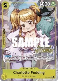 Charlotte Pudding (Online Regional 2023) [Participant] - One Piece Promotion Cards - One Piece Card Game card