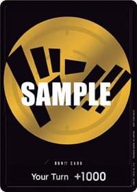 DON!! Card (Yellow) - One Piece Promotion Cards - One Piece Card Game card