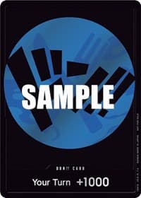 DON!! Card (Blue) - One Piece Promotion Cards - One Piece Card Game card