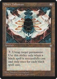 Onyx Talisman - Ice Age - Magic: The Gathering card