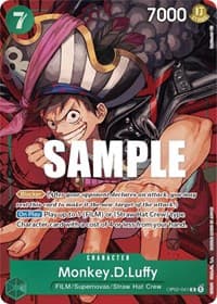 Monkey.D.Luffy (041) (Alternate Art) - Paramount War - One Piece Card Game card