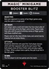 Magic Minigame: Booster Blitz - Phyrexia: All Will Be One - Magic: The Gathering card