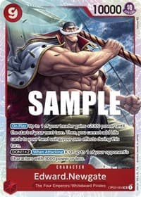 Edward.Newgate (004) - Paramount War - One Piece Card Game card