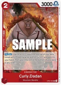 Curly.Dadan - Paramount War - One Piece Card Game card