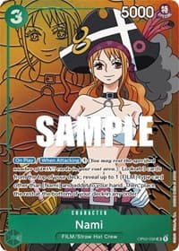 Nami (Alternate Art) - Paramount War - One Piece Card Game card