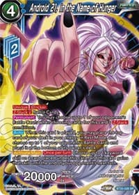 Android 21, in the Name of Hunger - Power Absorbed - Dragon Ball Super: Masters card