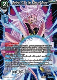 Android 21, in the Name of Peace - Power Absorbed - Dragon Ball Super: Masters card