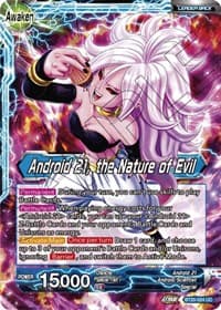 Android 21 // Android 21, the Nature of Evil - Power Absorbed - Dragon Ball Super: Masters card