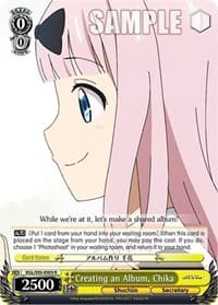 Creating an Album, Chika - Kaguya-Sama: Love is War? - Weiss Schwarz card