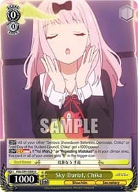Sky Burial, Chika - Kaguya-Sama: Love is War? - Weiss Schwarz card