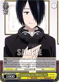 Creating an Album, Yu (SR) - Kaguya-Sama: Love is War? - Weiss Schwarz card