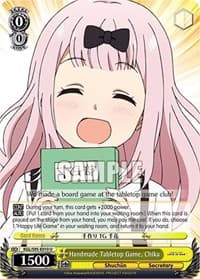Handmade Tabletop Game, Chika - Kaguya-Sama: Love is War? - Weiss Schwarz card