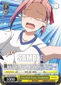 Tearful Face, Tsubame - Kaguya-Sama: Love is War? - Weiss Schwarz card