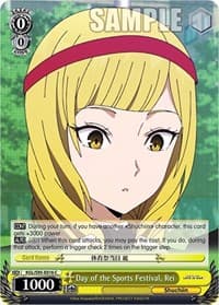 Day of the Sports Festival, Rei - Kaguya-Sama: Love is War? - Weiss Schwarz card