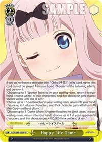 Happy Life Game - Kaguya-Sama: Love is War? - Weiss Schwarz card