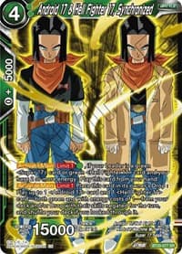 Android 17 & Hell Fighter 17, Synchronized - Power Absorbed - Dragon Ball Super: Masters card