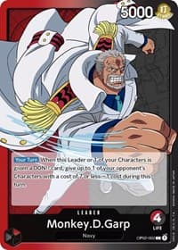 Monkey.D.Garp (002) - Paramount War - One Piece Card Game card