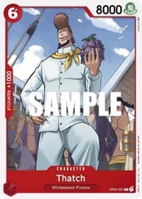 Thatch - Paramount War - One Piece Card Game card
