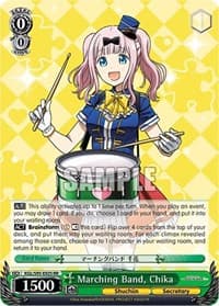 Marching Band, Chika - Kaguya-Sama: Love is War? - Weiss Schwarz card
