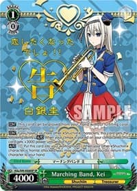 Marching Band, Kei (SP) - Kaguya-Sama: Love is War? - Weiss Schwarz card