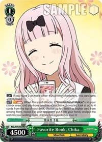 Favorite Book, Chika (SR) - Kaguya-Sama: Love is War? - Weiss Schwarz card