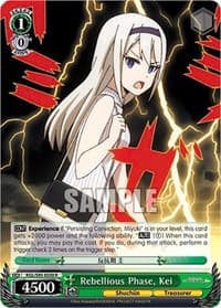 Rebellious Phase, Kei - Kaguya-Sama: Love is War? - Weiss Schwarz card