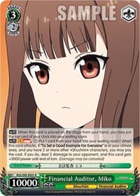 Financial Auditor, Miko - Kaguya-Sama: Love is War? - Weiss Schwarz card