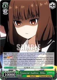 Financial Auditor, Miko (SR) - Kaguya-Sama: Love is War? - Weiss Schwarz card