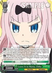 Leave It to Mama, Chika - Kaguya-Sama: Love is War? - Weiss Schwarz card