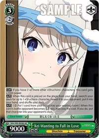 Kei Wanting to Fall in Love (SR) - Kaguya-Sama: Love is War? - Weiss Schwarz card