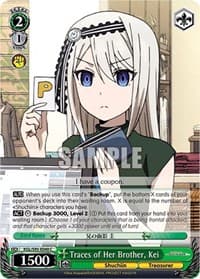 Traces of Her Brother, Kei - Kaguya-Sama: Love is War? - Weiss Schwarz card