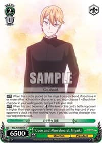 Open and Aboveboard?, Miyuki - Kaguya-Sama: Love is War? - Weiss Schwarz card