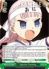 Spartan Training - Kaguya-Sama: Love is War? - Weiss Schwarz card