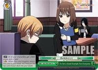 To Set a Good Example For Everyone - Kaguya-Sama: Love is War? - Weiss Schwarz card