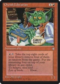 Orcish Librarian - Ice Age - Magic: The Gathering card