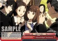 Acknowledged Sentiments - Kaguya-Sama: Love is War? - Weiss Schwarz card