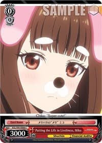 Putting the Life in Liveliness, Miko - Kaguya-Sama: Love is War? - Weiss Schwarz card
