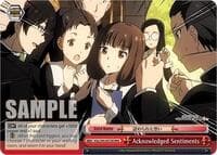 Acknowledged Sentiments (RRR) - Kaguya-Sama: Love is War? - Weiss Schwarz card