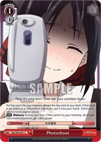 Photoshoot - Kaguya-Sama: Love is War? - Weiss Schwarz card
