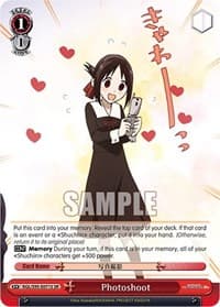 Photoshoot (SR) - Kaguya-Sama: Love is War? - Weiss Schwarz card