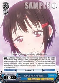Nirvana? Nagisa - Kaguya-Sama: Love is War? - Weiss Schwarz card