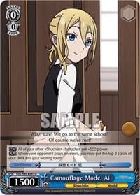 Camouflage Mode, Ai - Kaguya-Sama: Love is War? - Weiss Schwarz card